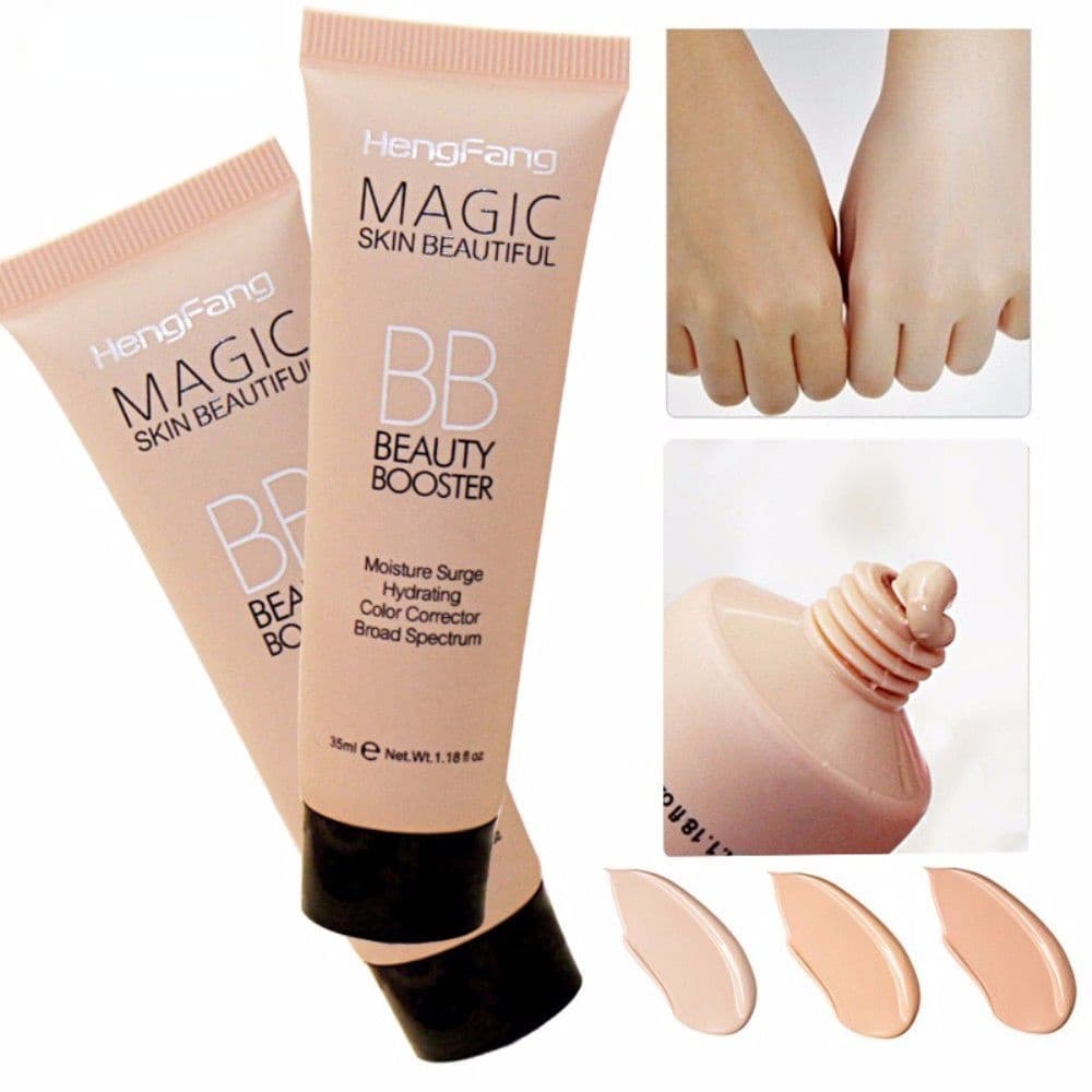 Protetor solar À Prova D' Água Duradoura Facial Whitening BB Creme Fundação Profissional Set