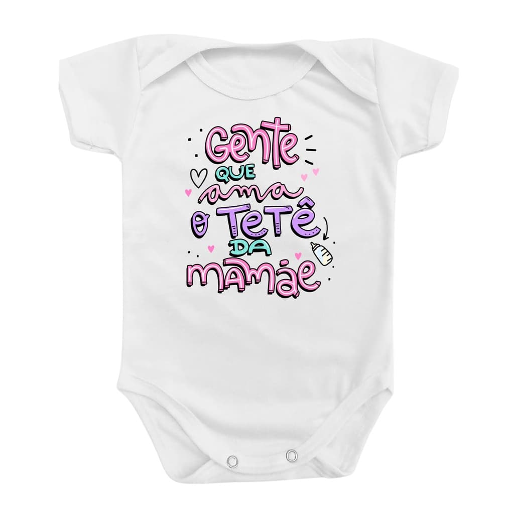 Body Roupa De Bebê Infantil Menino Menina Tetê Da Mamãe
