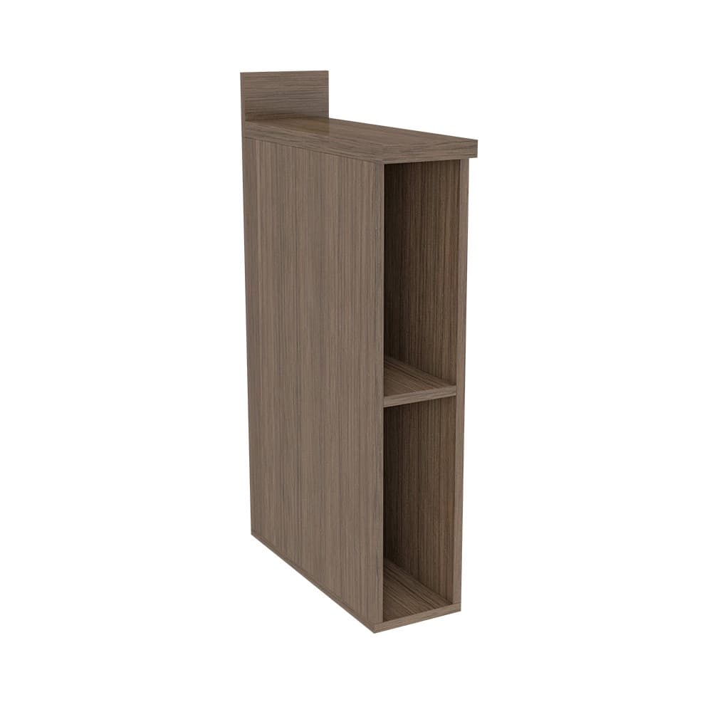 Nicho Gabinete Suporte Parede Prateleira Sala Quarto Cozinha 15 cm Evolution Plus Tannat Batrol