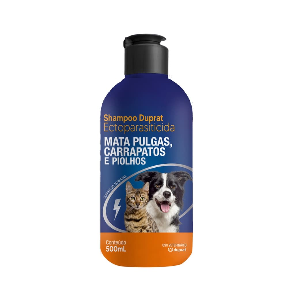 Shampoo Pet Anti-Pulga para Cachorro e Gato Carrapaticida Mata-Carrapato Estrela