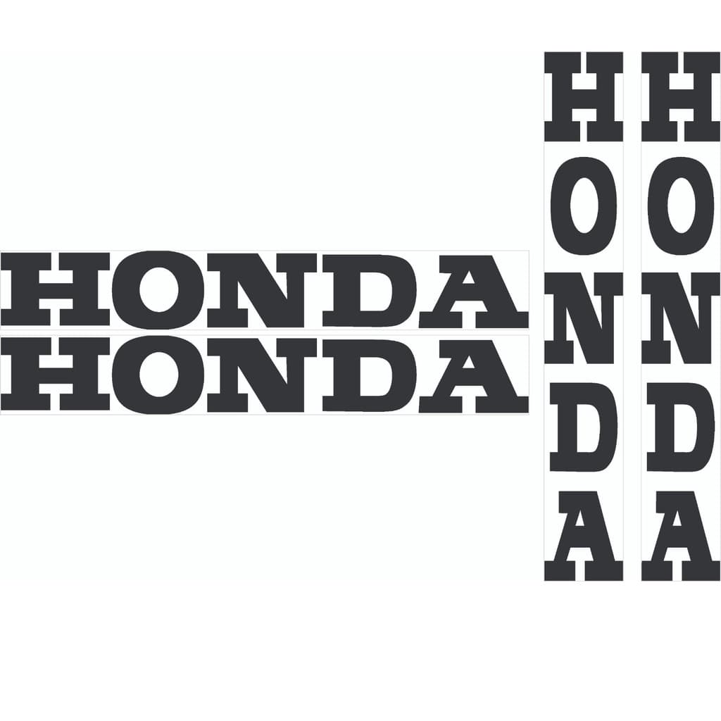 Kit com 4 adesivos compativel motos Honda Bengala e Bandeja moto Plotter