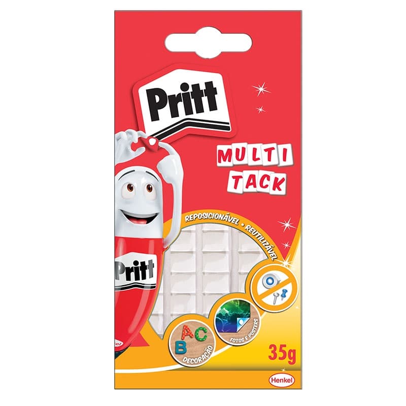 Massa adesiva Pritt Multi Tack fixação 35g 1905640 Henkel
