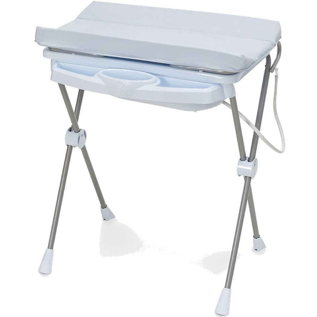 Banheira de Bebe com Trocador Galzerano Plastica Classic Blue