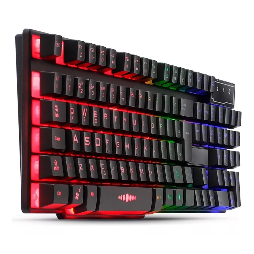 Teclado Gamer Semi Mecânico LED Luminoso Profissional Abnt2