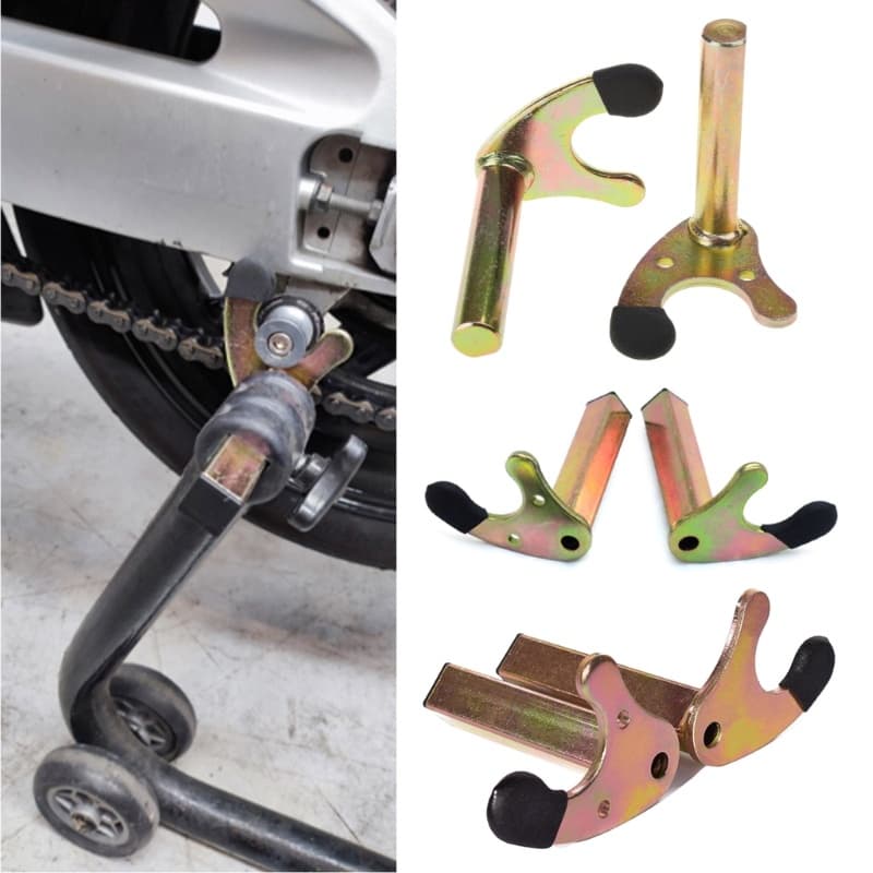 STE Motocicleta Stands Roda Suporte Quadro Gancho Garfo Acessórios Para Moto