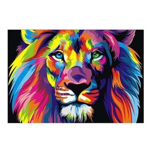 Pintura Diamante 5d Kit Completo Tela Artistica S/ Cavalete Terapia Oleo Quadro Por Numero Moldura Diamante