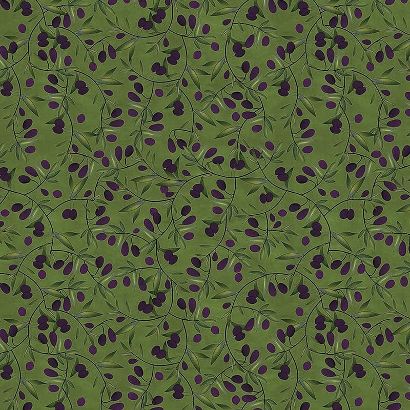 Tecido Patchwork Digital Verde Oliva Itália TF013