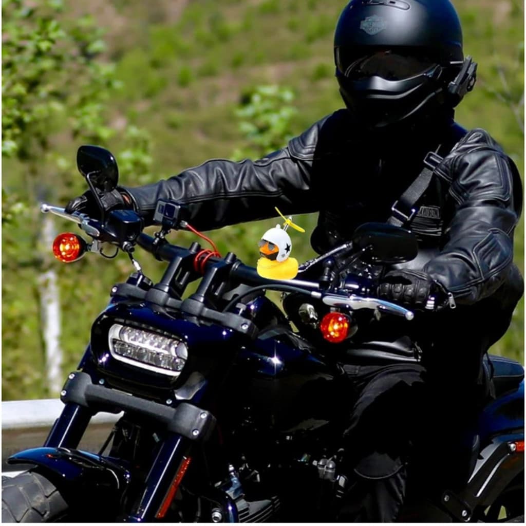 Patinho Decoração de bicicleta motocicleta carro Com pisca Acessórios