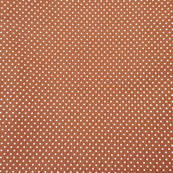 Tecido Patchwork Poá Laranja BG036