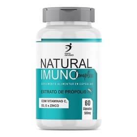 Natural Imuno Complex Com Própolis + Vitamina C + Vitamina D3 + Zinco