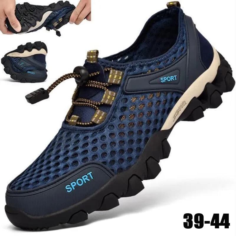 Tênis De Casual Masculino Moda De Verão Malha Respirável Caminhada Escalada