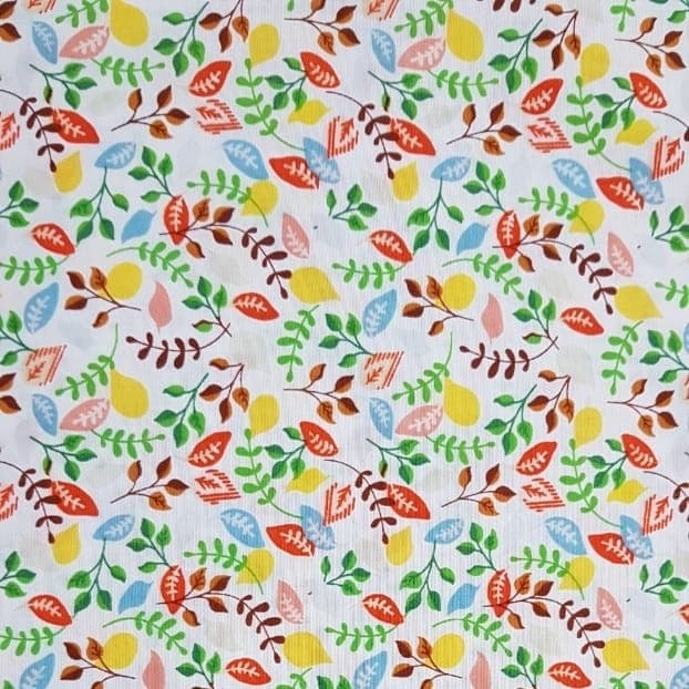 Tecido Patchwork Ramos Branco BG061