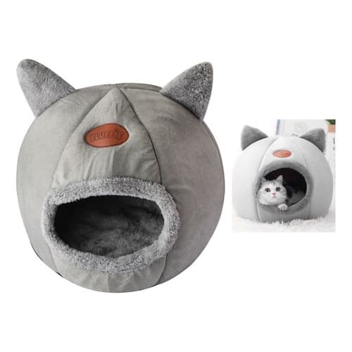 Casinha Cama Iglu Toca Tenda Cabana Para Gato Cachorro Pet
