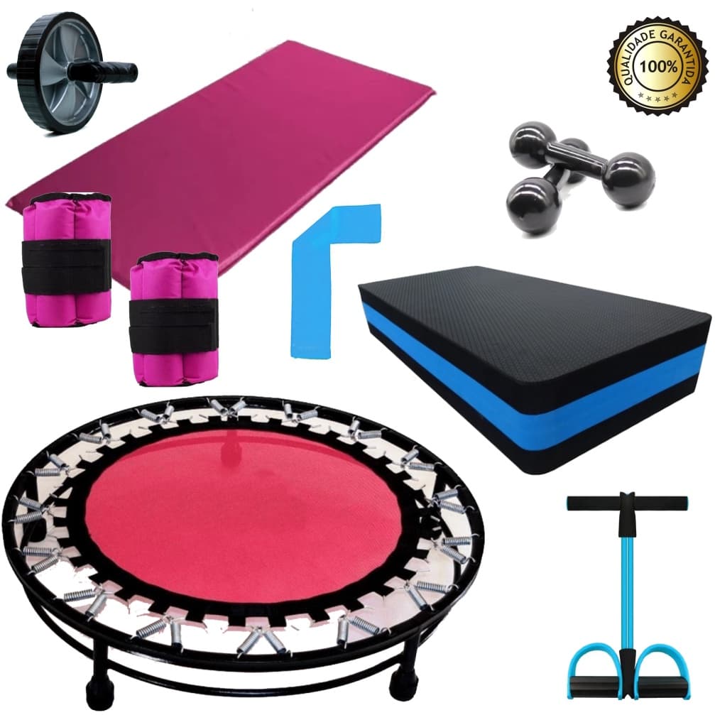 Kit Aeróbico para treino de Ginástica com Mini Jump