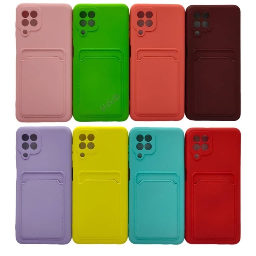 Capa Capinha de Celular Silicone Cartão Para Samsung Galaxy A22 4G/M22