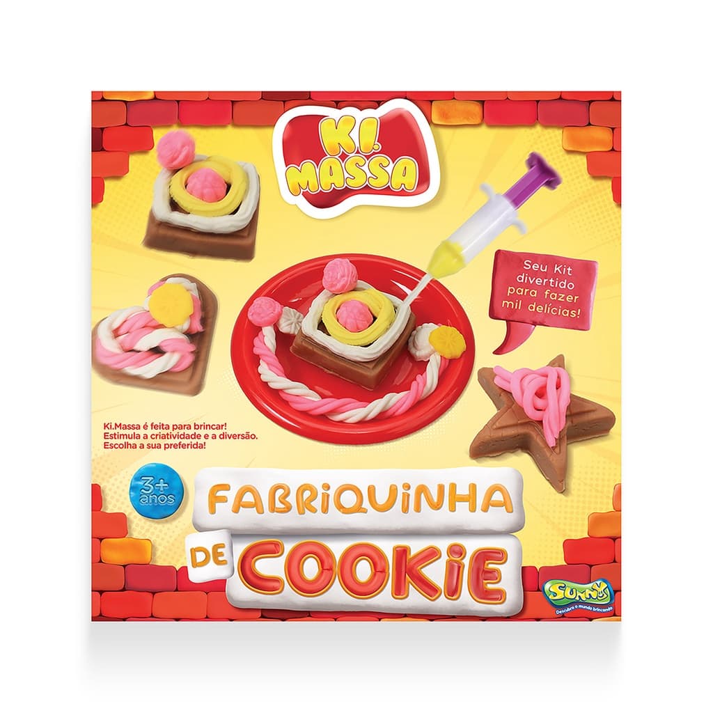 Ki Massa - Massinha Modelar Infantil  Fábrica de Cookie