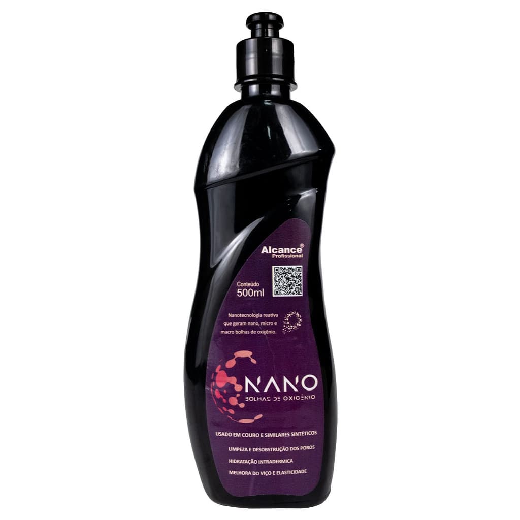 Nano Bolhas Hidratante e Limpador de Couro Alcance Profissional - 500ml