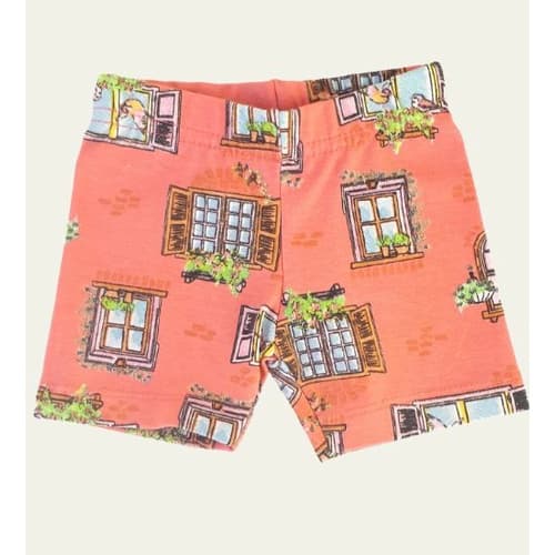 Shorts Tapa Fralda bebê menina - Fakini Kids