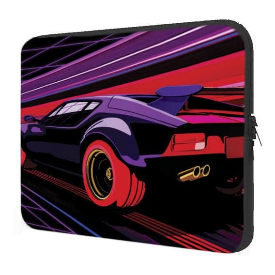 Capa Case Notebook 14 Personalizado Carro Tunado Tunnig Gamer Roxo