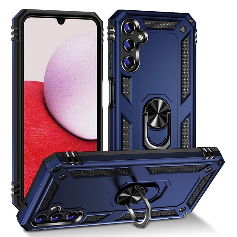Para Samsung Galaxy A17 A07 A56 A36 A26 A16 A06 A05s A15 A25 A35 A55 A04s A14 A34 A54 A13 Armadura Ímã Anel De Metal Cap
