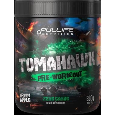 Tomahawk 380g Pre Treino Maça Verde Fullife - Melhor Pré Treino