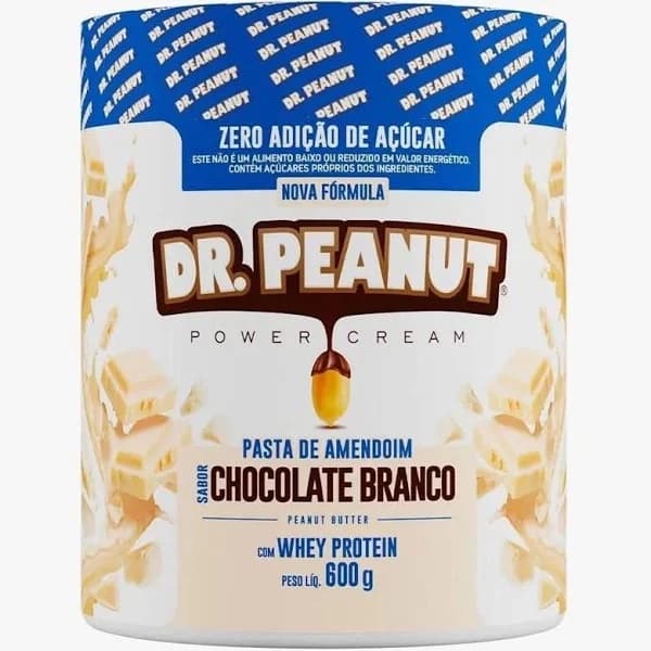 Dr Peanut Pasta De Amendoim Com Whey Protein Chocolate Bran