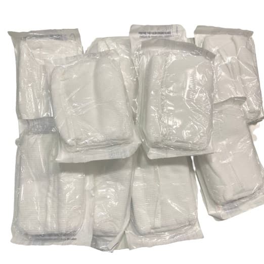 Kit C/10 Unidades Curativo Algodonado Estéril 10cm x 15cm (Aberto) tipo Zobec - Polar Fix