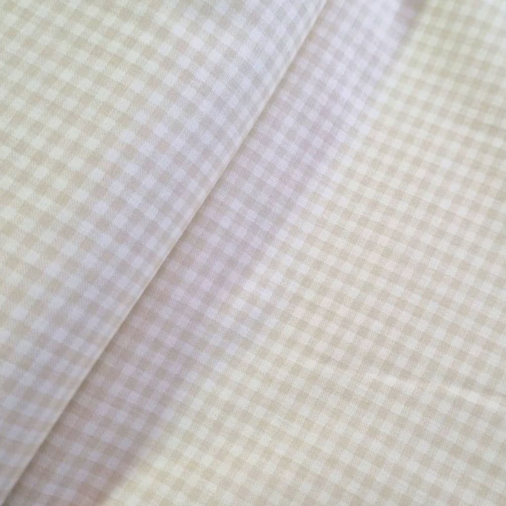 Tecido Patchwork Xadrez Creme Claro 909301