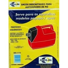 Saco aspirador arno papapo / apac 1500 1200 - 5 und  (REF.1116)