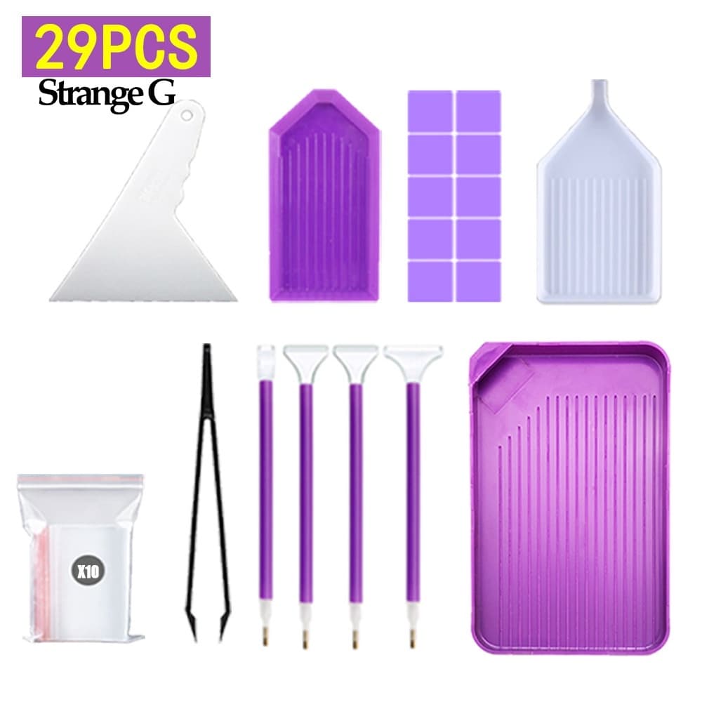 Ferramentas De Pintura 5D DIY Diamond Com Resina Diamantada Artesanal Caneta Diamante