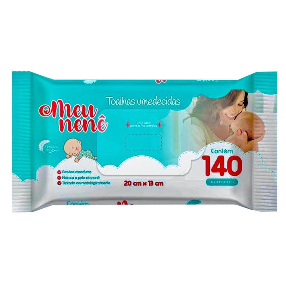 Lenço Umedecido Meu Nenê Textura Macia 140 Uni