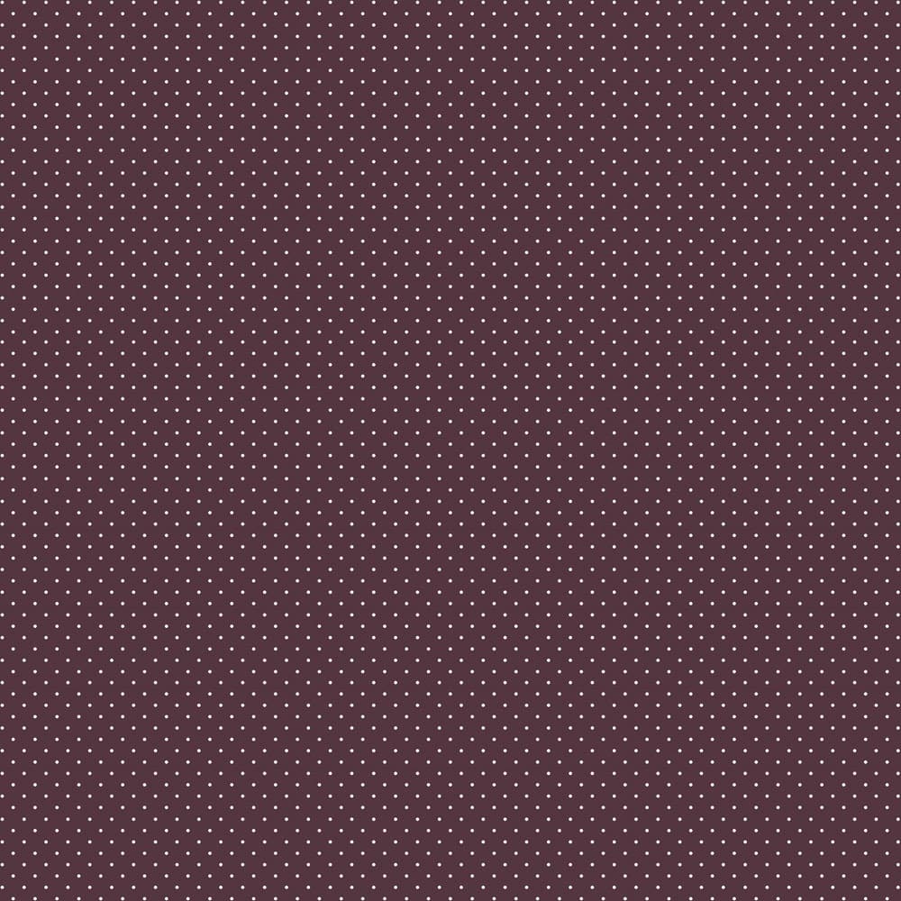 Tecido Patchwork Micro Poá Vinho Berinjela 900306
