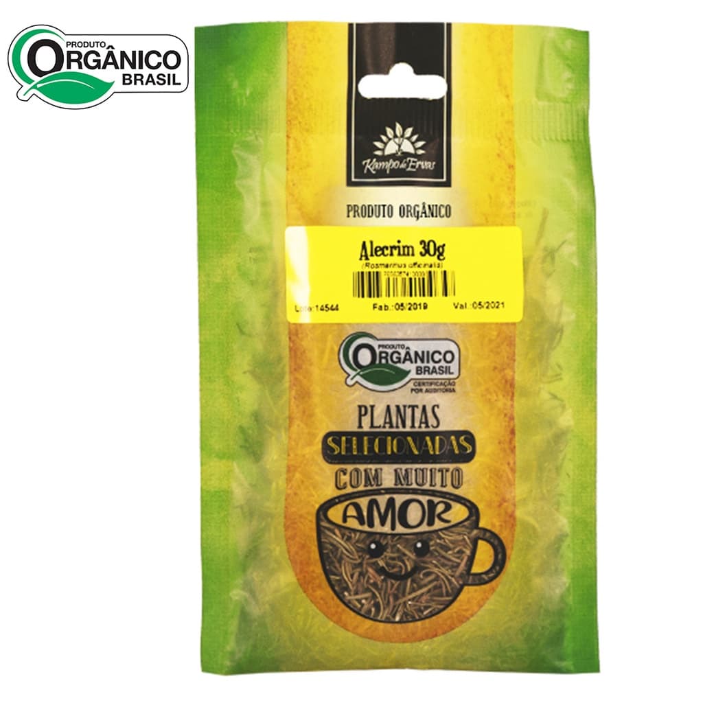 Alecrim Orgânico In Natura 30g Kampo de ERvas