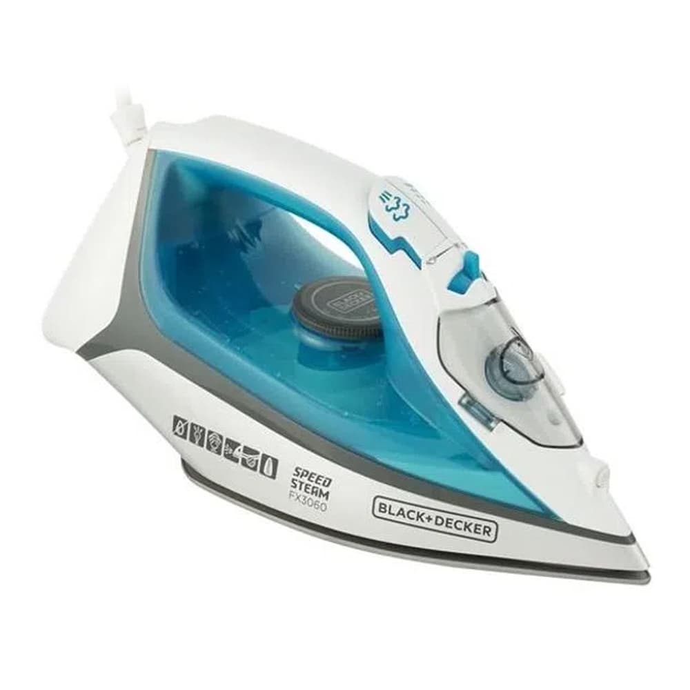 Ferro Passar Roupas Black+Decker FX3060 Passa A Seco Vapor Spray Frontal Vapor Vertical Base Cerâmica