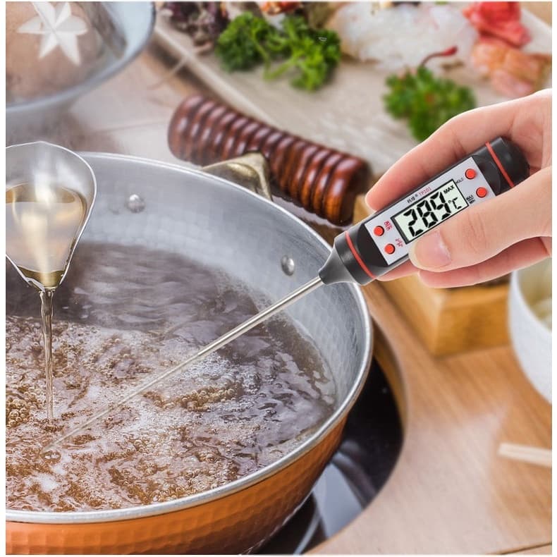 Termômetro Culinário Digital Espeto Alimento Cozinha Temperatura Medidor