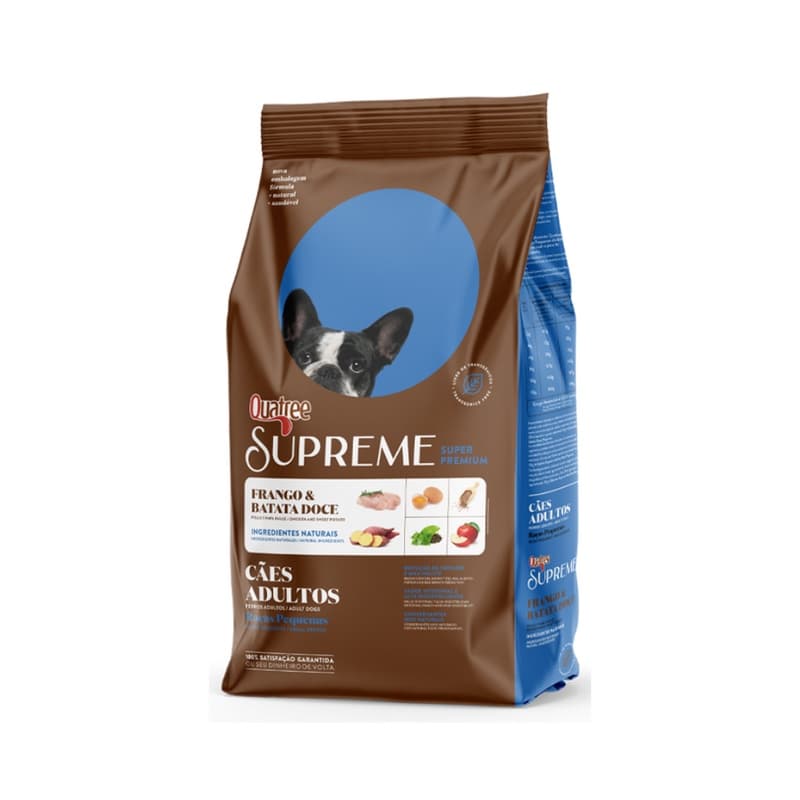 Ração Para Cachorro Quatree Supreme Adulto Raças Pequenas 15kg