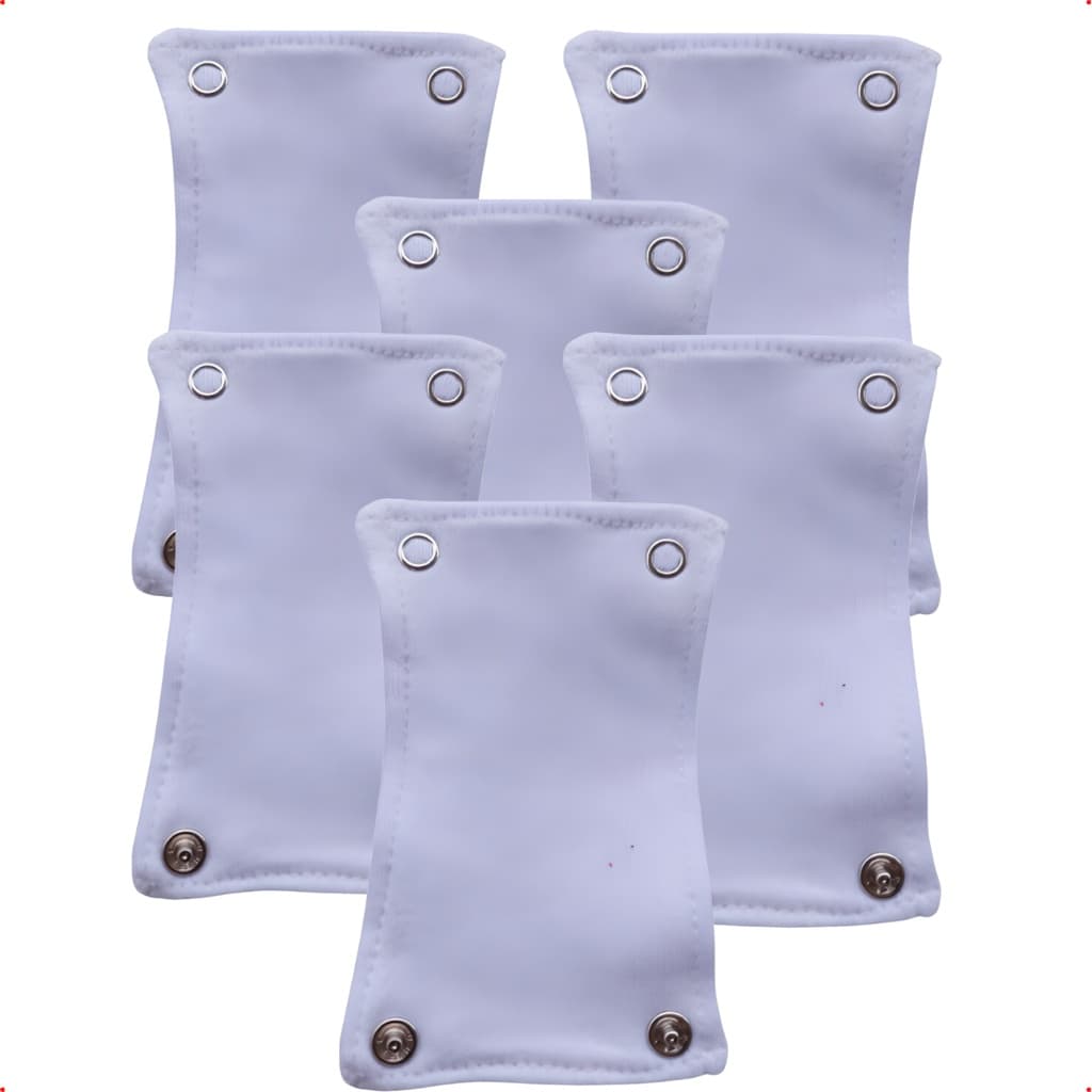 Kit Extensor prolongador de body bebê com 2 botões de pressão- kit com 6 unidades enxoval do bebê