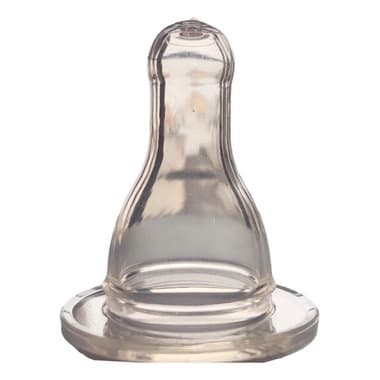 Bico De Mamadeira Redondo Silicone - 1 Unidade