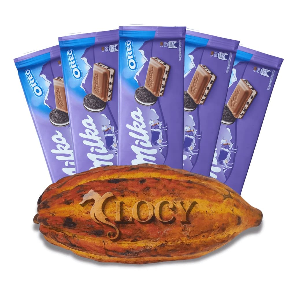 Kit 5 Chocolates Milka Oreo 100g Barras Importadas