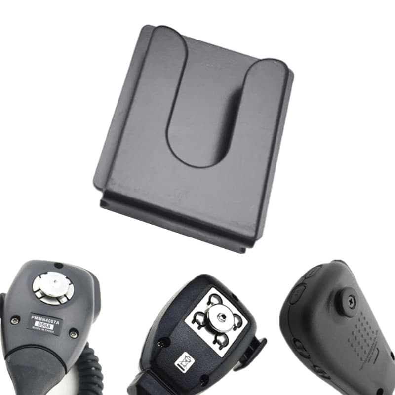 Suporte Microfone Clip Gancho Mão Para Walkie-Talkie CB Carro
