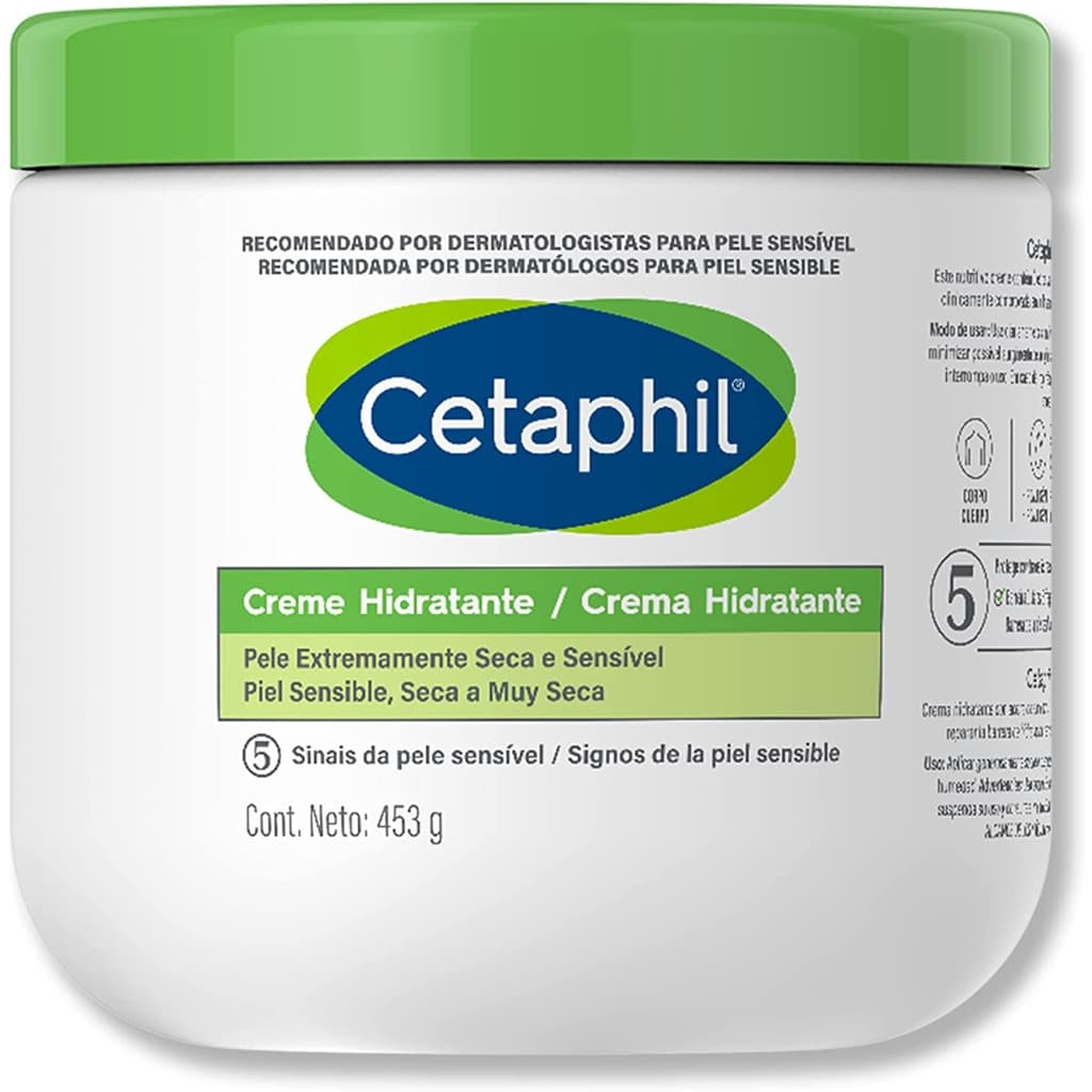 Cetaphil Creme Hidratante Pele Extremamente Seca e Sensível 453GR