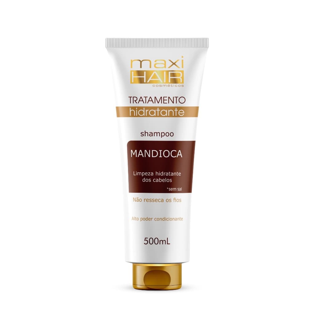 Shampoo Mandioca Tratamento Hidratante 500ml - Maxi Hair