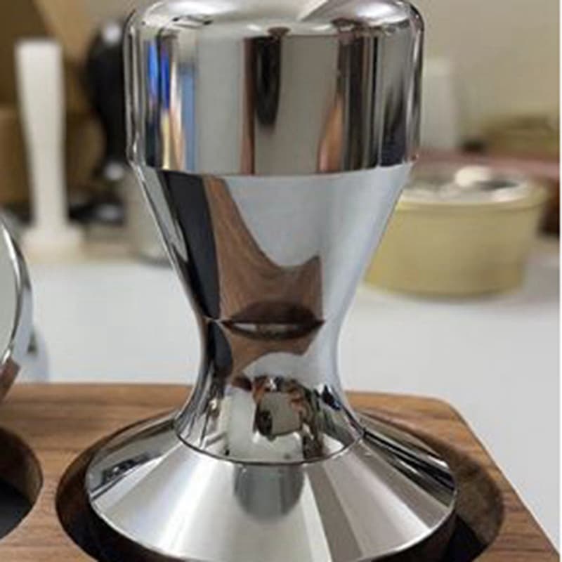 1 Peça De Aço Inoxidável Para Nova Calcadeira De Café Portátil Base Plana Sólida Cafeteira Expresso Pressão Calibrada Ma