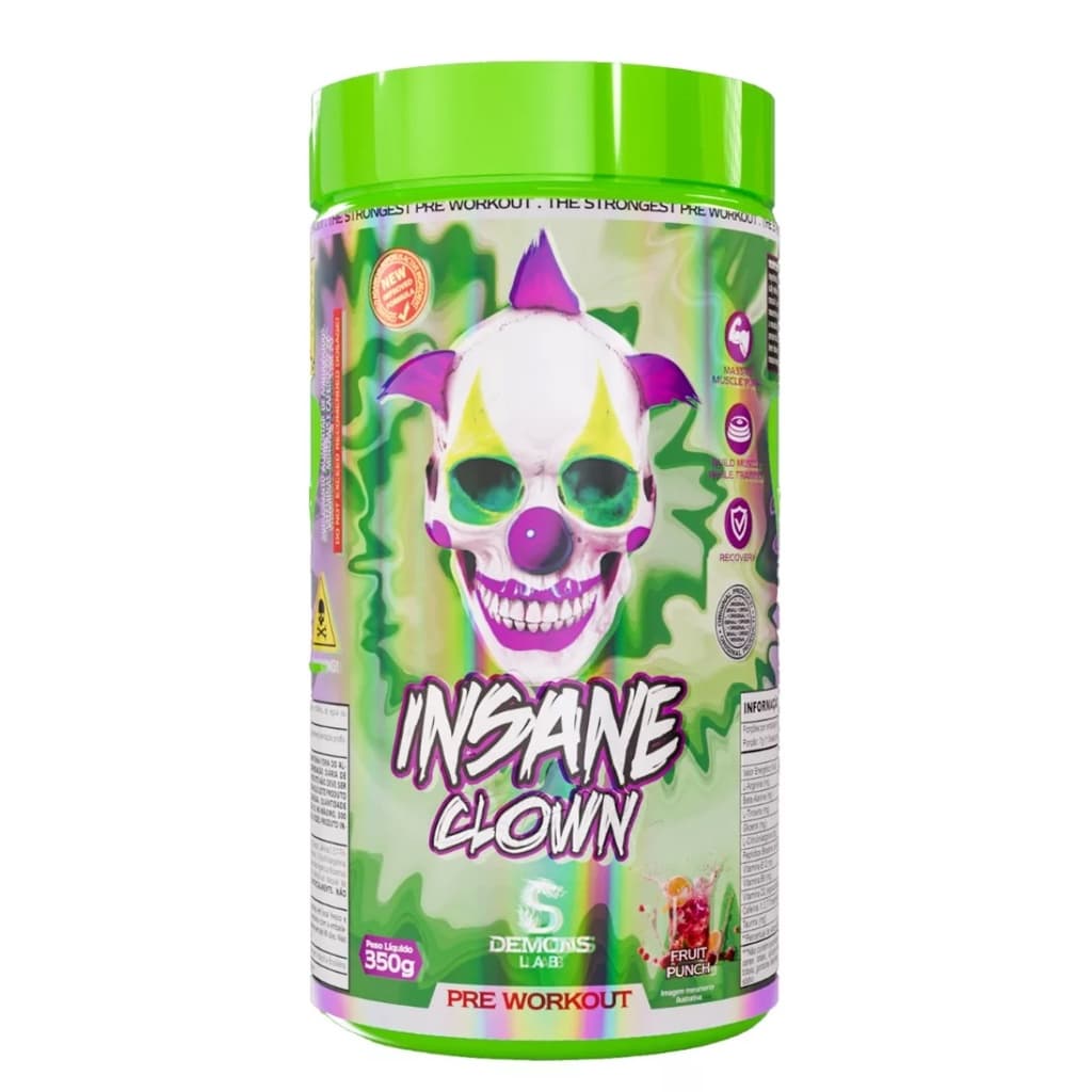 Insane Clown 350g Pré Treino em Pó - Demons Lab
