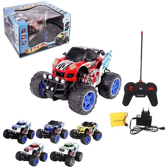 Carrinho Controle Remoto Recarregável  Off Road 7 Funções C/ Luz  Modelo Possantes Race - WB5827