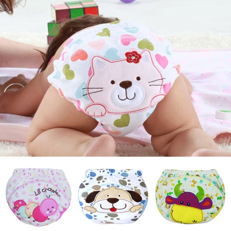 Calcinha Fraldas Para Bebês Reutilizáveis Laváveis Crianças Troca De Roupa Infantil