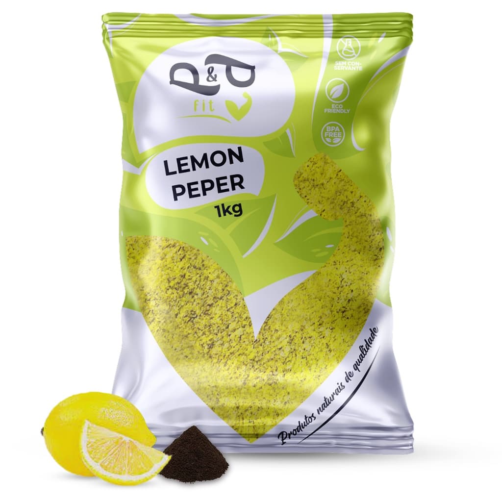 Lemon Pepper Tempero 1Kg - P&P