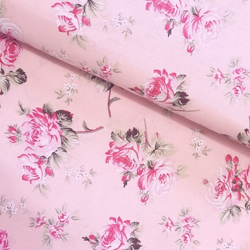 Tecido Patchwork Florescer Jasmine Rosa 18068604