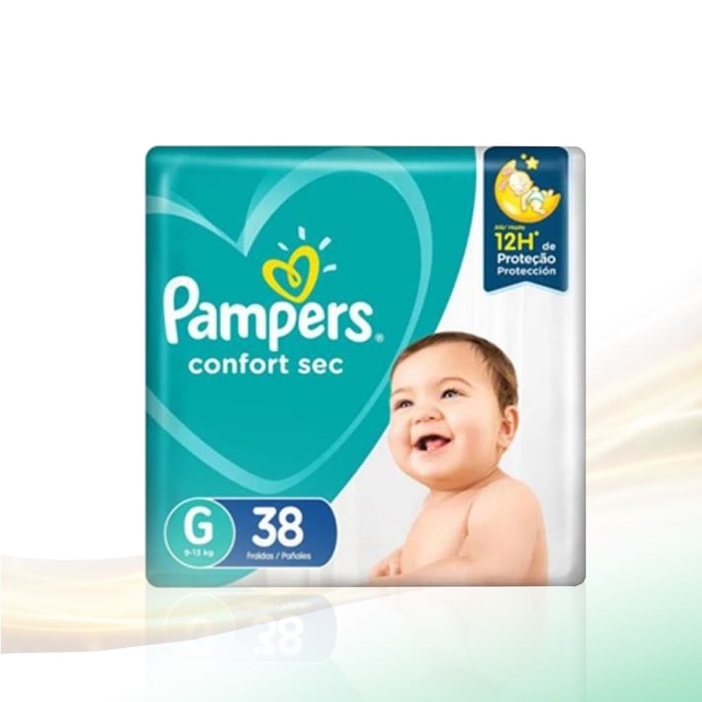 Fralda Pampers Confort Sec Mega G 38 Unidades