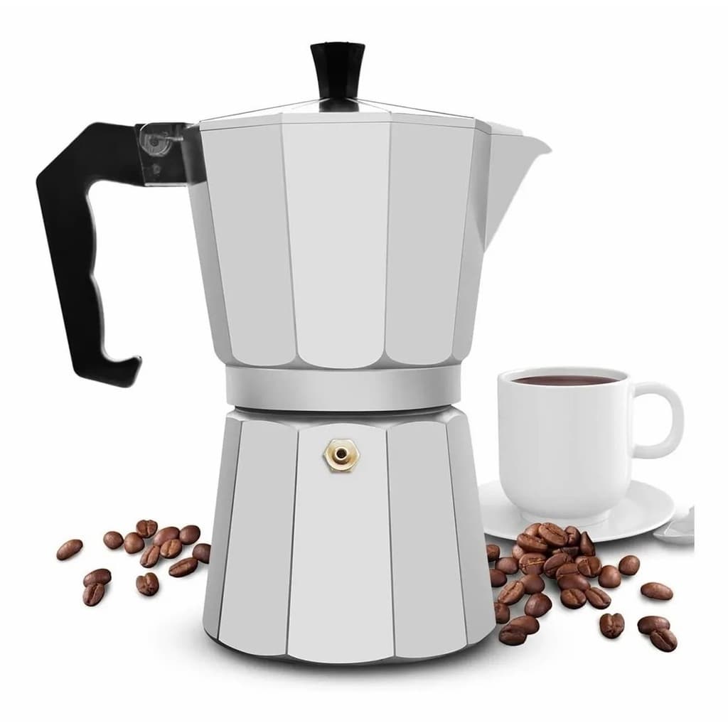 Cafeteira de Italiana Alumínio Café Expresso 3, 6 e 9 Xícaras